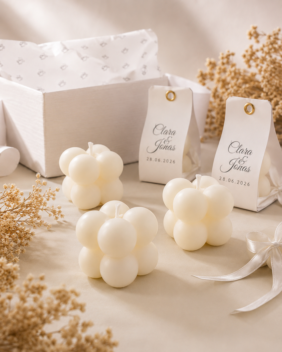 Vela Bubble Personalizada